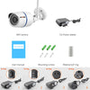 Image of 4MP 1080P IP Camera Outdoor WiFi Home Security Camera Wireless Surveillance Wi Fi Bullet Waterproof IP Video HD Camara CamHi Cam Shopping