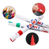 Image of 1X White Waterproof Cars Wheel Tire Oily Mark Pen Auto Rubber Tyre Paint Care Paint Cleaner Care Shampoo Polishes Painting Pens Shopping