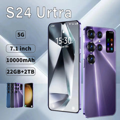 S24 Ultra Original Smartphone 5G Global Version Mobile Phones 10000mAh Android Cell Phone 22GB+2TB Dual Sim Card 7.1HD phones Shopping111