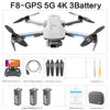 Image of F4 Drone GPS 4K HD Mechanical Gimbal Camera System Supports TF Card Drones RC Quadcopter Stabilier Distance 2km Flight 25 Min Shopping