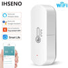 Image of IHSENO Tuya WiFi Temperature Humidity Sensor Smart Life APP Monitor Smart Home Work With Alexa Google Home No Hub Required Shopping