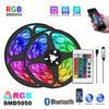 Image of LED Strip Lights RGB APP Control Color Changing Lights with 24 Keys Remote Mode for Room Decoration Bluetooth TV SMD5050 RGB Shopping