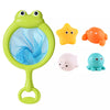 Image of Baby Cute Animals Bath Toy Swimming Water LED Light Up Toys Soft Rubber Float Induction Luminous Frogs for Kids Play Funny Gifts Shopping