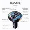 Image of Bluetooth 5.0 FM Transmitter Handsfree Car Radio Modulator MP3 Player With 22.5W USB Super Quick Charge Adapter for Car Shopping