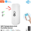 Image of Tuya WiFi Temperature and Humidity Sensor Indoor Humidity Sensor Battery Powered APP Monitoring For Alexa Google Home Voice Shopping