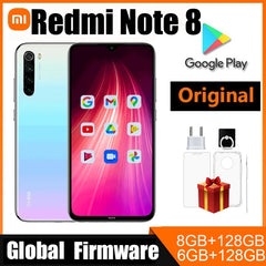 Xiaomi Redmi Note 8 Smartphone Global Firmware original 128GFull Netcom Rear Fingerprint cellphone Shopping111