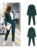 Image of Work Pantsuits OL 2 Piece Set For Women Business Interview Uniform Slim Blazer And Pencil Pants Office Lady Suit Female Outfits Shopping