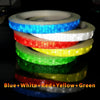 Image of 1cm*8m Bike Stickers Reflective Tape Fluorescent MTB Bike Bicycle Strips Cycling MTB Tapes for Bicycle Helmet Motorcycle Scooter Shopping