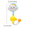 Image of Baby Bath Toys, Bathing Cute Swimming Water Spraying Clouds Flowers Shower Bath Toy For Kids swimming pool Water Playing Toy Shopping