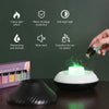 Image of Kinscoter Volcanic Aroma Diffuser Essential Oil Lamp 130ml USB Portable Air Humidifier with Color Flame Night Light Shopping