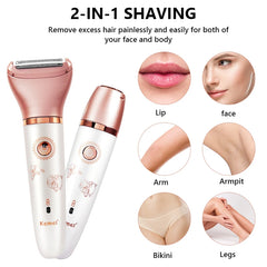 USB Shaver For Women Facial Hair Remover Leg Body Hair Removal Female Shaving Machine Women Razor Electric Bikini Trimmer