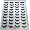 Image of 20 Pairs 18-25 mm 3d Mink Lashes Bulk Faux Thick Long Wispy Natural Mink Lashes Pack Short Wholesales Natural False Eyelashes Shopping