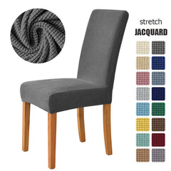 Jacquard Corn Kernel Fabric Chair Cover Universal Size Cheap Chair Covers Stretch Seat Slipcovers for Dining Room Home Decor 1PC Shopping