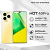 Image of HOT 40 Pro Smartphone 7.5 HD Android Mobile Phone Unlocked 4G/5G Dual Sim Card 8000mAh 16GB+1TB Cellphone 50MP+108MP Celulares Shopping111