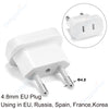 Image of US To EU Plug Adapter USA To Europrean Adapter Power Converter Travel Adapter US To EU Converter Electrical Socket AC Outlet Shopping