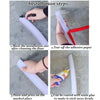 Image of Silicone Water Stopper Self-Adhesive Bendable Flexible Water Retaining Strip Bathroom Door Dry Wet Separation Shower Dam Barrier - Shopping