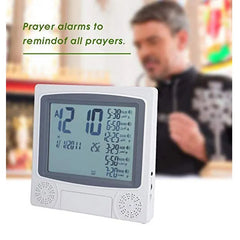 Al Harameen Muslim Azan Wall Clocks 4010/4009 Azan Prayer Clock Quran Muslim Clock With Big Ccreen With Dc Jack 100% Origin