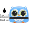 Image of Black/Blue/Red Customized Name Stamp Paints Personal Student Child Baby Engraved Waterproof Non-fading Kindergarten Name Seal Shopping