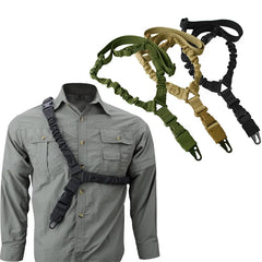 Shot Gun Belt Hunting Accessories Tactical Gear Tactical Single Point Gun Sling Shoulder Strap Rifle Rope Belt with Metal Buckle Shopping