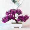 Image of Artificial Plants Bonsai Small Tree Pot Fake Plant Flowers Potted Ornaments For Home Room Table Decoration Hotel Garden Decor Shopping