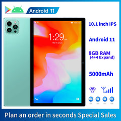 BDF 10.1 Inch Tablet Android 11, 8GB(4+4 Expand) RAM 64GB ROM,1TB Expand,1280x800 IPS Screen 5000MAH Battery,GMS 3G Network,WiFi Shopping111