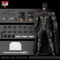 Anime DC MAF 064 Tactical Suit Ver. Justice League Batman Action Figure Mafex 049 056 064 BEGINS SUIT Neca Bruce Wayne Decor Shopping