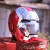 Image of Iron Man Tony Helmet Electric Multi-piece Opening And Closing English Voice Control 1:1 Wearable Abs Figure Toys Dolls Gifts Shopping