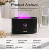 Image of Kinscoter Aroma Diffuser Air Humidifier Ultrasonic Cool Mist Maker Fogger Led Essential Oil Flame Lamp Difusor Shopping