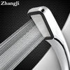 Image of ZhangJi 300 Holes High Pressure Rainfall Shower Head Water Saving 3 Color Chrome Black White Sprayer Nozzle Bathroom Accessories - Shopping