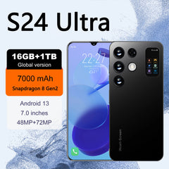 New S24 Ultra Smartphone, 7.0 inch, 16GB+1TB, Global Edition, 7000mAh, 4G/5G Networks, 48MP+72MP, Android 13 Fast Shipping Shopping111