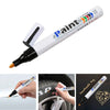 Image of 1X White Waterproof Cars Wheel Tire Oily Mark Pen Auto Rubber Tyre Paint Care Paint Cleaner Care Shampoo Polishes Painting Pens Shopping