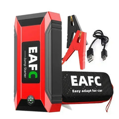 EAFC 12V  Car Jump Starter Power Bank Portable Car Battery Booster ChargerStarting Device Auto Emergency Start-up Lighting Shopping