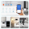 Image of BSEED Smart Wifi Double Socket EU Standard Work With Tuya Alexa Smart Life Crystal Glass Panel Wifi Outltes Timer Function - Shopping