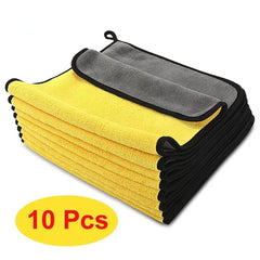 3/5/10 pcs Extra Soft Car Wash Microfiber Towel Car Cleaning Drying Cloth Car Care Cloth Detailing Car WashTowel Never Scrat Shopping