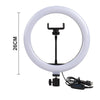 Image of Photo Lights 26cm/10in Circle Ring Light Dimmable Luces LED Selfie USB Plug Lamp For Tiktok Video Studio Light With Tripod Stand Shopping