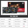 Image of SJS Video Card RX 580 8G 256Bit 2048SP GDDR5 AMD GPU Graphics Cards Gamer RX580 Radeon 8GB Mining Gaming Card placa de video Shopping