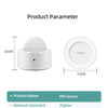 Image of Tuya 2 in 1 Zigbee Mini PIR Motion Detector +Bright Lux Light Passive Infrared Security Burglar Alarm Sensor Shopping