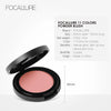 Image of FOCALLURE 16 Color Blush Palette Makeup Nude Matte Blusher Bronzer Powder Palette Shimmer Face Blusher Palette Makeup Cosmetics Shopping