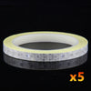 Image of 1cm*8m Bike Stickers Reflective Tape Fluorescent MTB Bike Bicycle Strips Cycling MTB Tapes for Bicycle Helmet Motorcycle Scooter Shopping