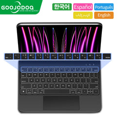 GOOJODOQ Magic Keyboard for iPad Pro 11 12 9 12.9 Air 4 Air 5 for iPad 10th Generation Pro 12 9 6th 5th 4th 3rd Gen Cover Case Shopping