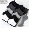 Image of 10 Pairs / Pack Men's Bamboo Fiber Socks Short High Quality New Casual Breatheable Anti-Bacterial Man Ankle Socks Men Shopping