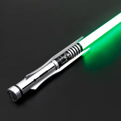 TXQSABER RVJ Smooth Swing Heavy Dueling NeoPixel Lightsaber Metal Hilt Color Changing Sounds Force Blaster Jedi Laser Sword Toys