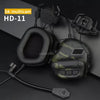 Image of Tactical Helmet Headset Noise Reduction Sound Pickup Shooting Hearing Protection Earmuffs Airsoft CS Communication Headphone Shopping