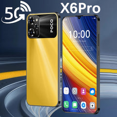 Global Version X6PRO Smartphone 5G 16GB+1TB Mobile Phone Face Unlocked Android Cell Phone Dual Sim 7.3 HD Cellphones Celulares Shopping111