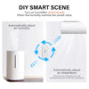 Image of Tuya Wifi Zigbee Smart Temperature And Humidity Sensor Smart Home Assistant Security Production Work With Alexa Google Home Shopping