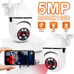 Outdoor 5MP Surveillance Camera CCTV IP Wifi Camera Waterproof External Security Protection Wireless Home Monitor Motion Trcking Shopping