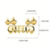 Image of 3CPS/Set Gold Silver-Plated Hip Hop Teeth For Mouth Grillz Caps Top&Bottom Grill Set vampire teeth for Halloween  Party Sets Shopping111