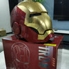 Image of Iron Man Tony Helmet Electric Multi-piece Opening And Closing English Voice Control 1:1 Wearable Abs Figure Toys Dolls Gifts Shopping