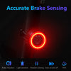 Image of New Bicycle Smart Auto Brake Sensing Light Waterproof LED Charging Cycling Taillight Bike Rear Light Warn Bicycle Taillight Shopping