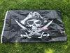 Image of SKY FLAG 3x5Fts 90X150cm Double Broken Skull With Knife Pirate Flag Jack Rackham Jolly Roger Flag For Decoration Shopping111